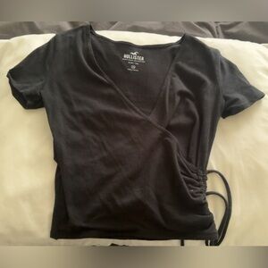 Hollister Black Baby Tee